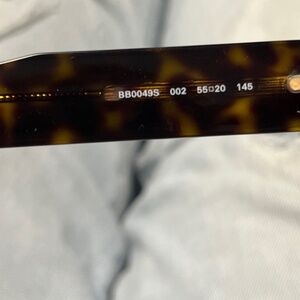 Balenciaga 53 mm rectangular frame Havana Havana brown sunglasses